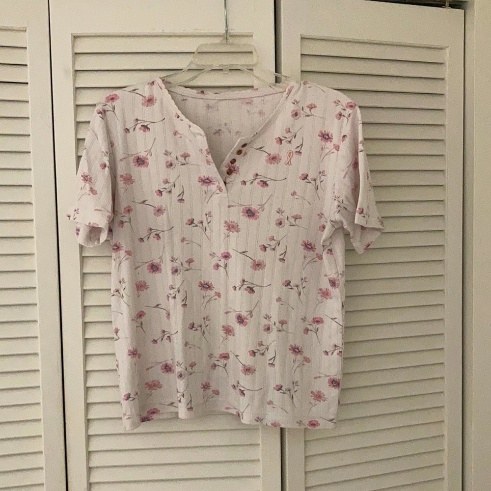 Retro floral top